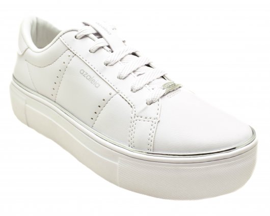 tenis branco azaleia feminino