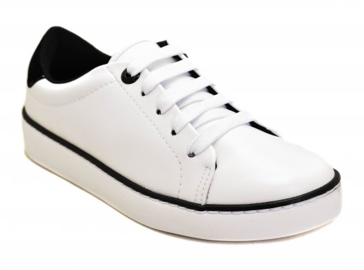 tenis rasteiro branco feminino