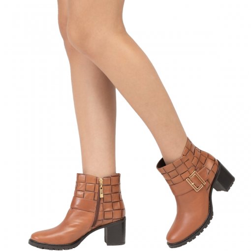 BOTA CANO CURTO 55303 - NR MARRONE - Luz da Lua