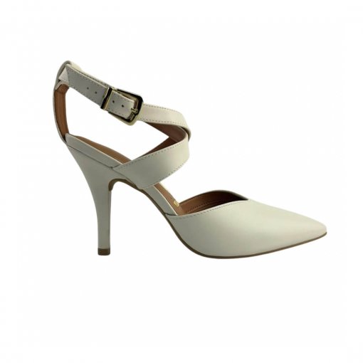 Sapato Feminino Vizzano Napa Garda Branco Off Bizz Store