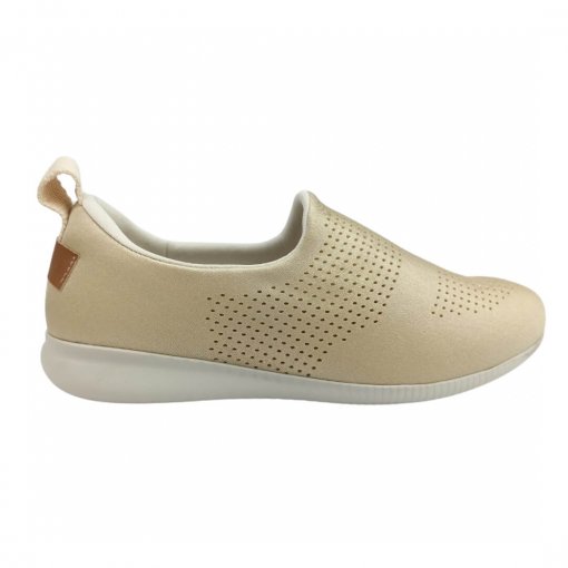 Tênis Feminino Usaflex Af0607009 Blush Dourado Dourado Bizz Store