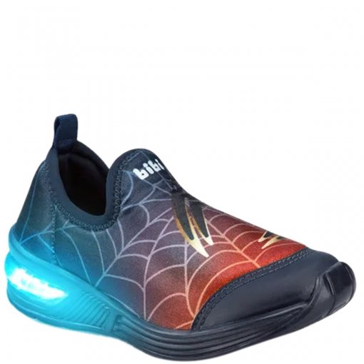 tenis de luzinha do homem aranha