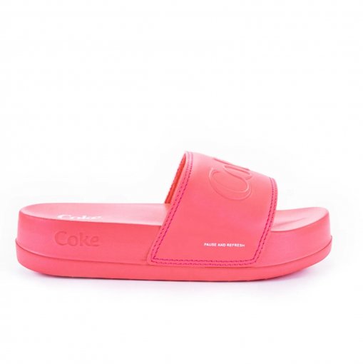 Chinelo Feminino Coca-cola Plataforma Frequency Cc2962