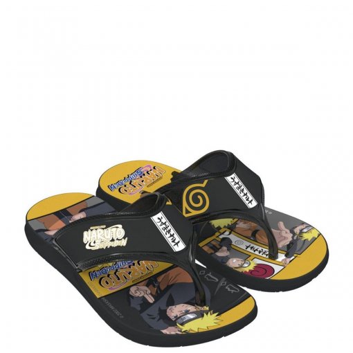 Chinelo Infantil Grendene Naruto Anime Super Menino 22682 - Preto/Amarelo |  Bizz Store
