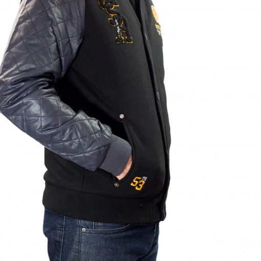 jaqueta masculina poliester