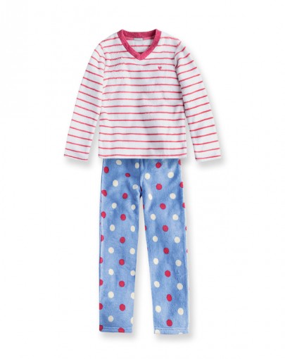 Bizz Store - Pijama Infantil Feminino Hering Kids Soft Rosa