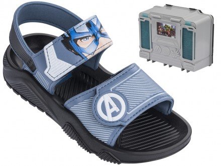 Bizz Store - Sandália Infantil Menino Grendene Avengers Station