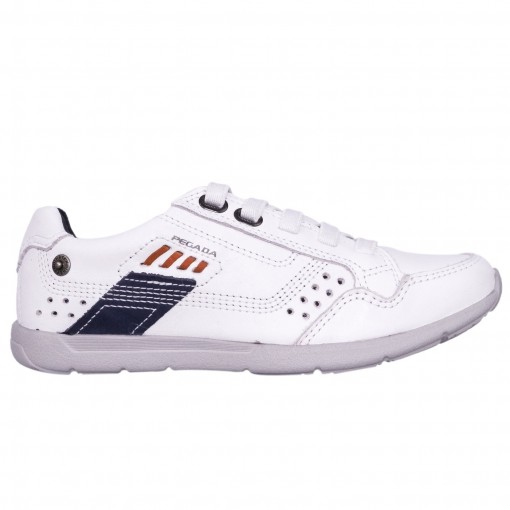 Bizz Store - Sapatênis Infantil Masculino Pegada Napa Soft Branco