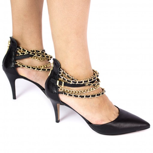 Sapato Scarpin Loucos e Santos L41033002A01 - Preto | Bizz Store