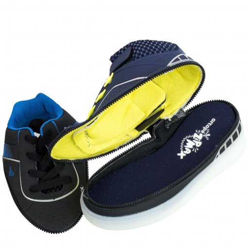 tênis ortopé zip max led estica e puxa com rodinhas