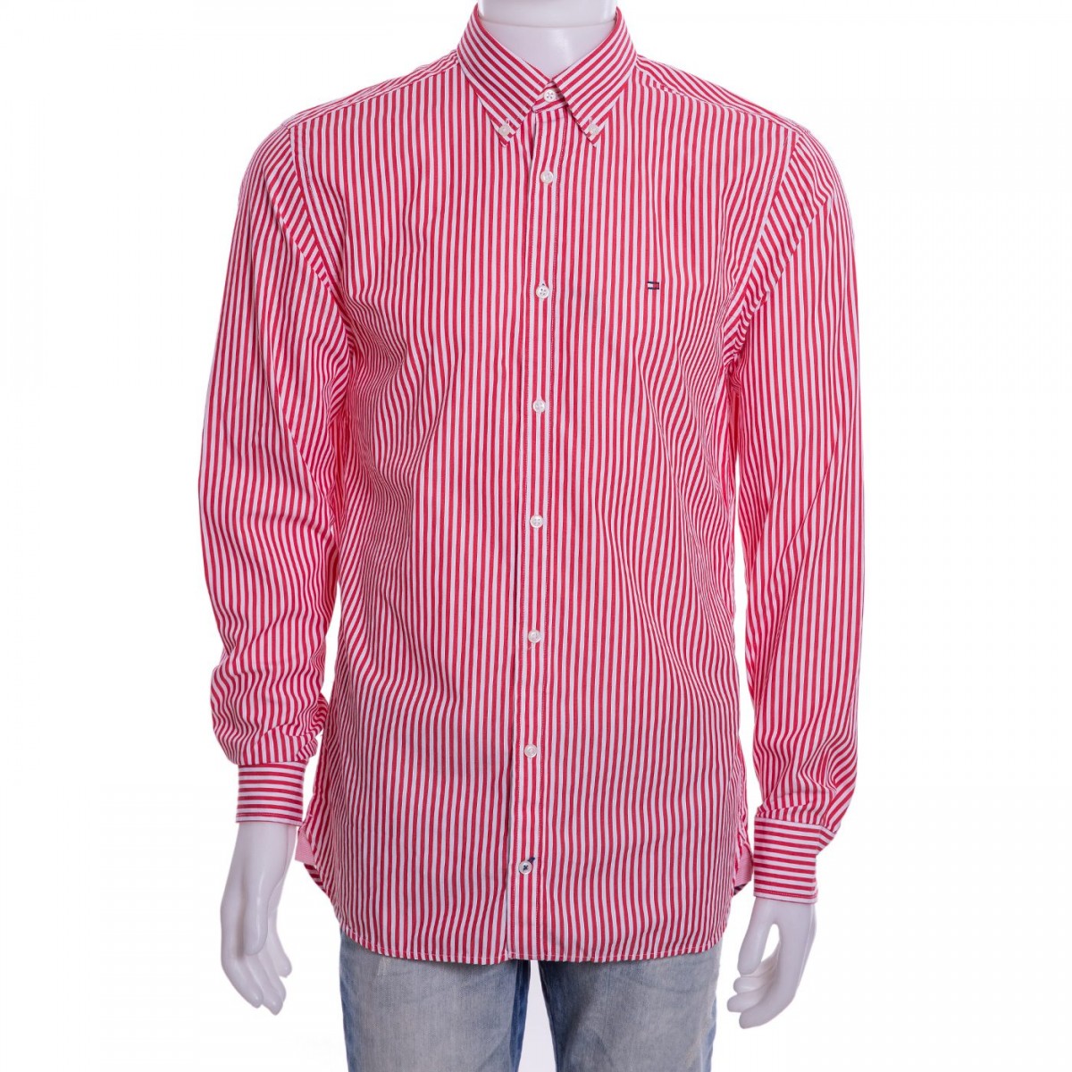 camisa social masculina manga longa tommy hilfiger
