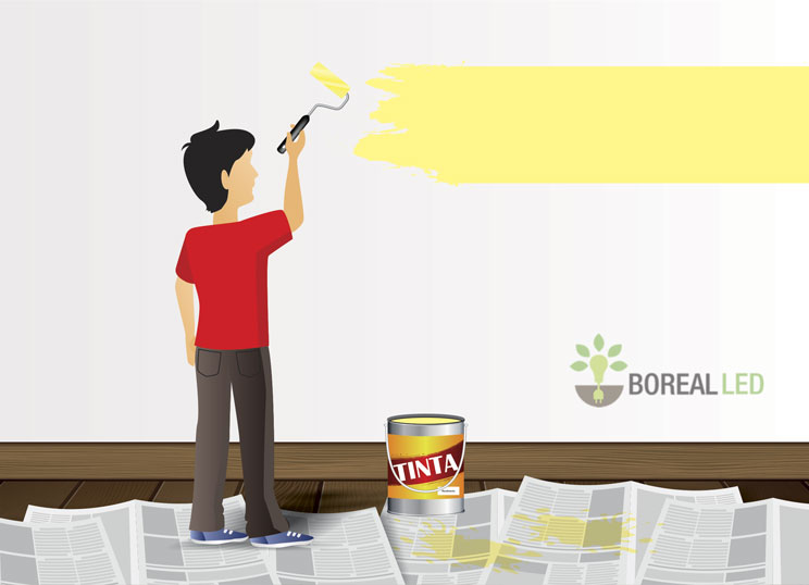 Como pintar as paredes de casa