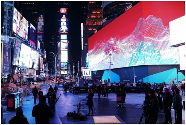 O maior e mais caro telão do mundo: o grande painel de LED da Times Square