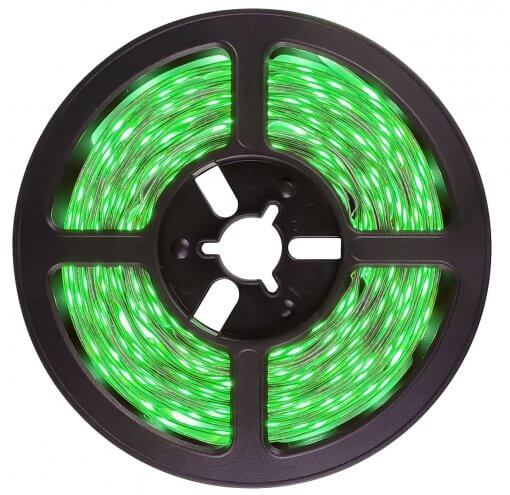 Fita LED 2835 Verde 300 Leds 5 Metros 12V IP20 Dupla Face