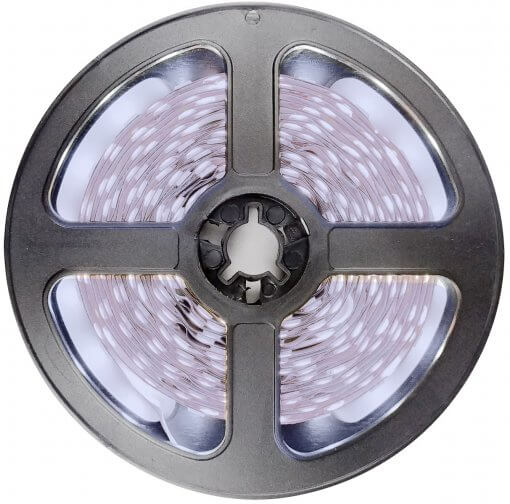 Fita LED 5050 Branco Frio 300 Leds 5 Metros 12V IP65 Dupla Face