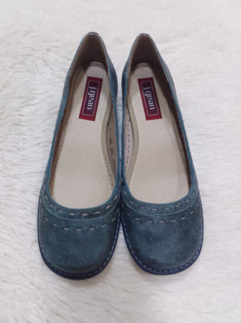 Sapato Feminino Couro Estonado Retrô Salto Bloco J.Gean CK0128