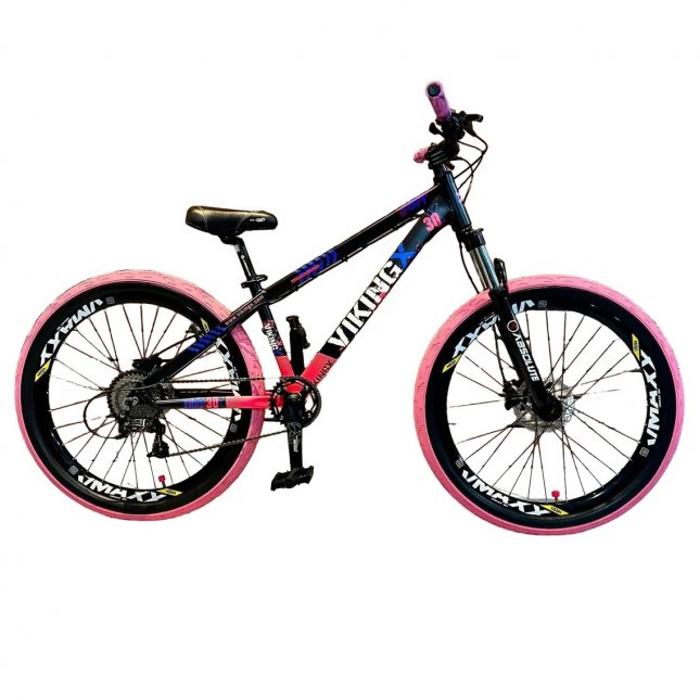 Comprar Bicicleta Dirt Tuff X-30 Sunrace 9v II (Preto e Rosa