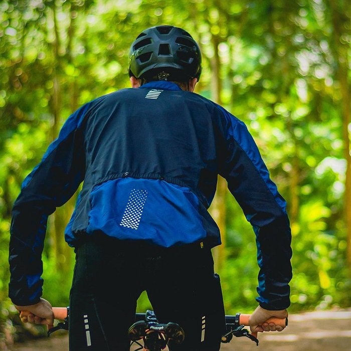 Jaqueta Termica De Ciclismo Azul Comandante