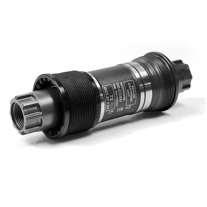 Pédalier Intérieur Shimano Octalink V1 - 73 Mm BSA, Longueur Axe 121 Mm - Réf. BB-ES300