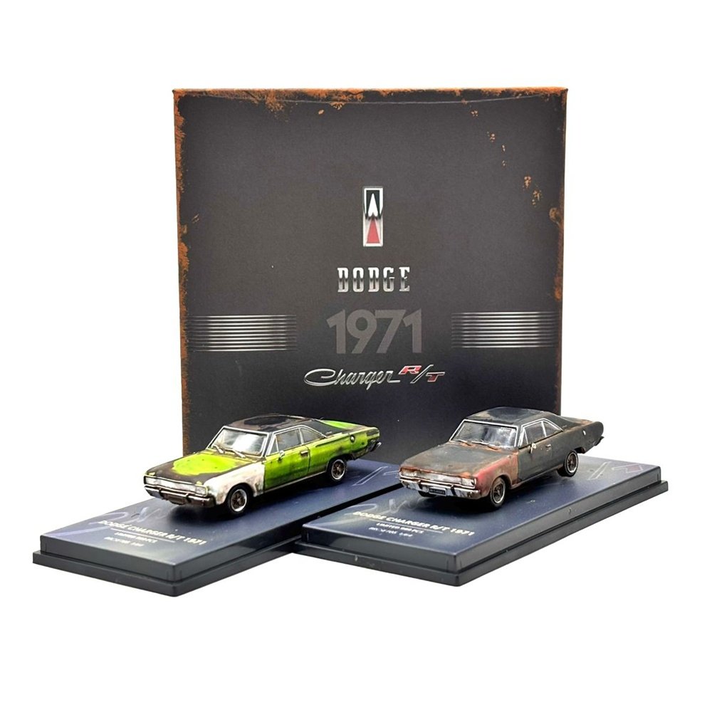 Box Set c/ Dodge Charger R/T Customizado e Envelhecido 1:64
