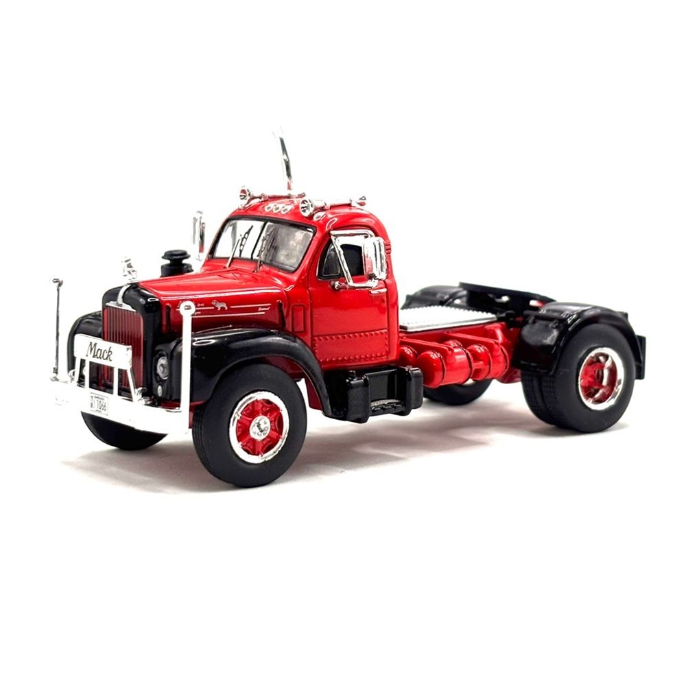 Miniatura Caminhão Mack B 61 (1953) - Azul/Branco - 1:64 - Ixo Models