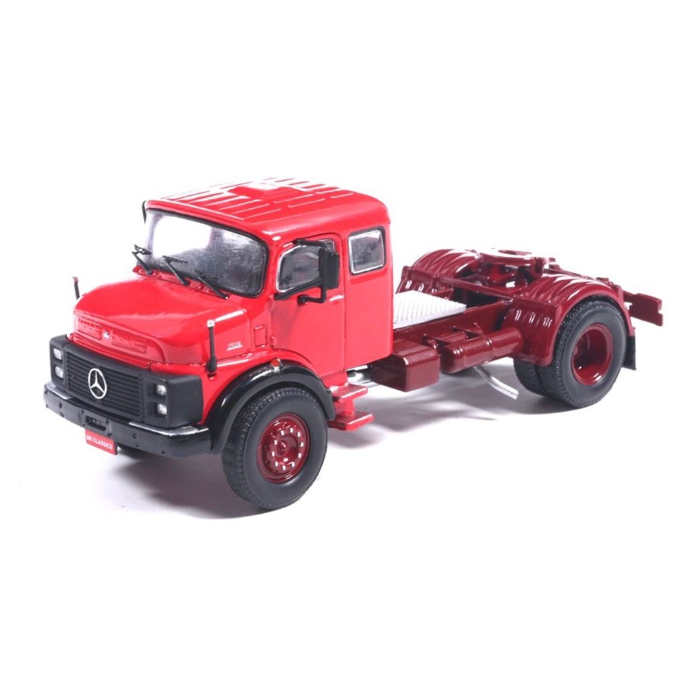 Miniatura Caminhão Mercedes-Benz LS 1519 (1984) - Vermelho