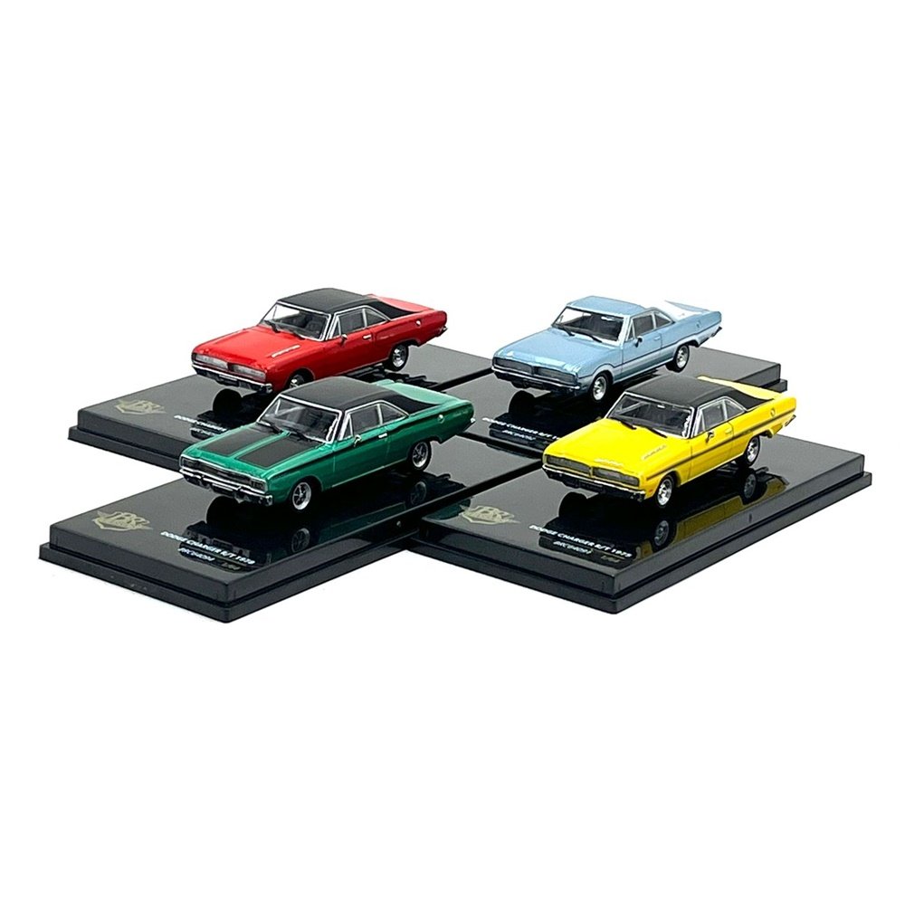Série Completa 4 Miniaturas Dodge Charger R/T - Series 6 - 1:64