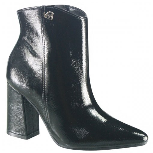 bota salto grosso bico fino