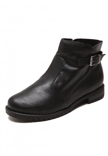 Bota Feminina Vizzano Ankle Boot Napa Preto 3054100