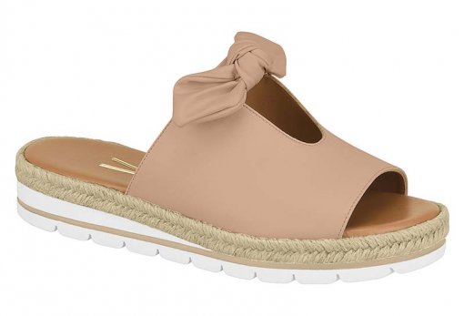 sandália flatform espadrille vizzano