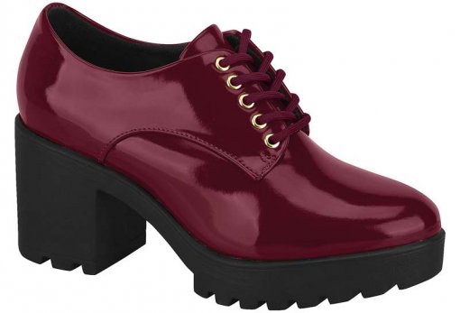 sapato oxford vinho