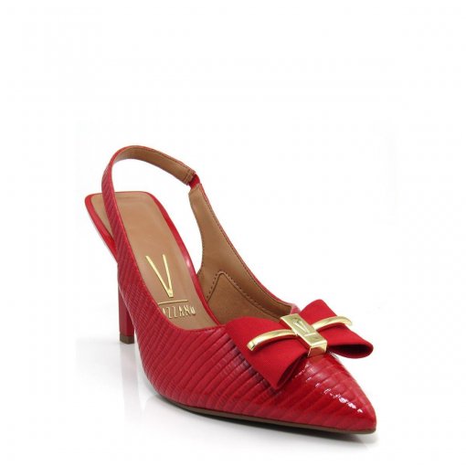 scarpin chanel vermelho