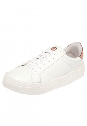 Tenis branco feminino dumond Clearance