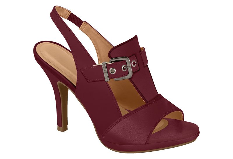 sandalia feminina salto fino