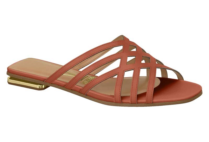 sandalia rasteirinha marrom