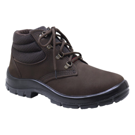 Imagem - Bota 3 Gomos em Couro Nobuck Flex Marrom Biqueira de Plstico Nmero 43 Ca16252 Ref 2004m - Kadesh cd: 140018