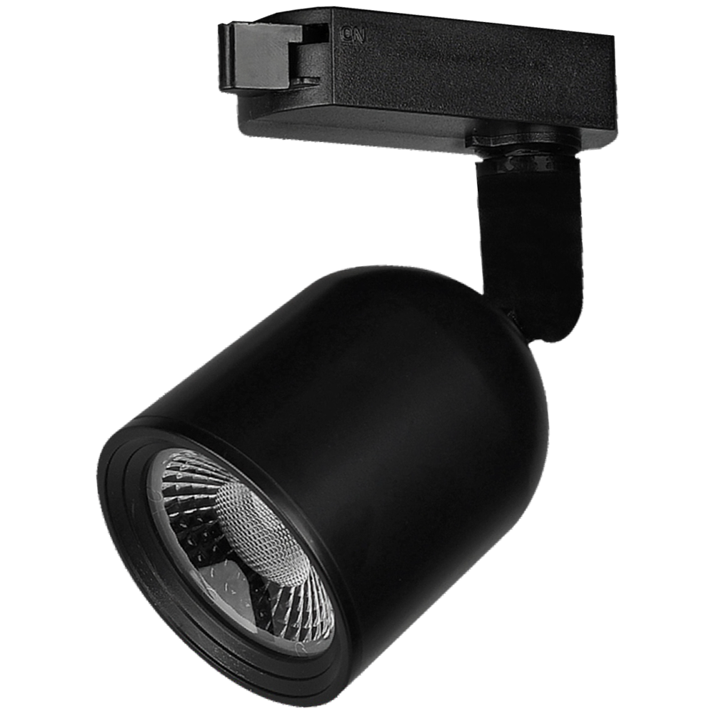 Luminárias Led Spot Para Trilho Elegance Preto Am3000k Amarela 7w