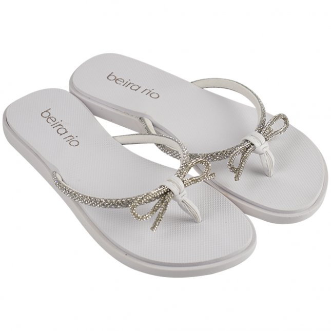 Sandália Rasteira Beira Beira Rio SandÃ¡lia Strass SandÃ¡lias