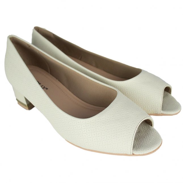 Sapato Piccadilly Gold Trim Feminino