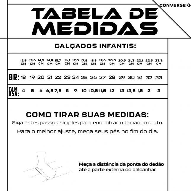 Tamanho Sapato Bebe Tabela De NumeraÃ§Ã£o CalÃ§ado Infantil