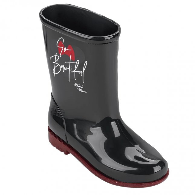 Capa Bota Galocha Infantil Minnie Kit Bota Galocha Infantil