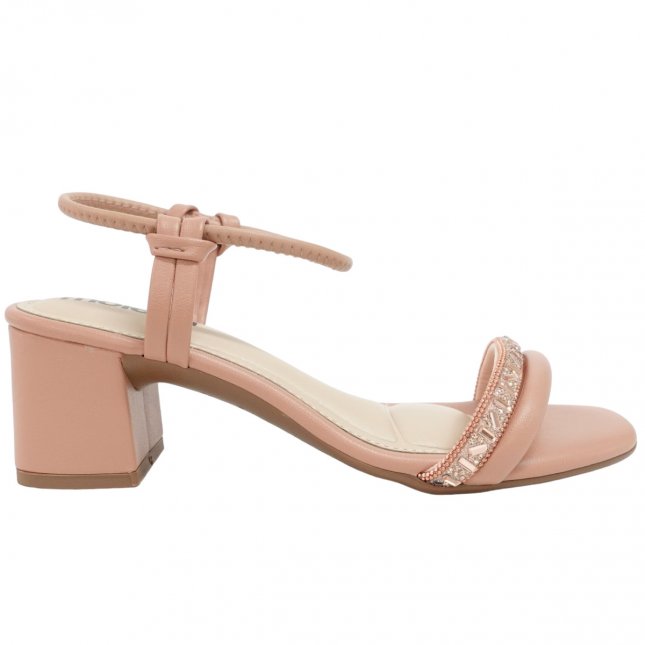 Sandália Salto Sandalia Moleca Rosa Sandália Moleca Salto Grosso