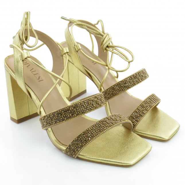 Sandália Divalesi Salto Alto 96030 Dourado - Klikos Online | Sapatos,  bolsas e acessórios