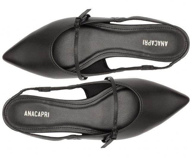 Sapatilha Anacapri Bico Fino Sapatilha Anacapri Bico Fino Preta