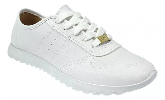 Sapato Branco Tenis Casual Branco Moleca Moleca Branco TÃªnis De