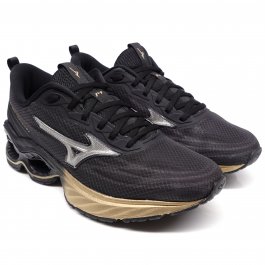 ※TIWA Tênis Mizuno Wave Zest 2 Masculino - Preto | Netshoes