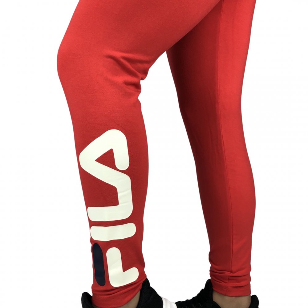 CALÇA LEGGING FILA LETTER FEMININA Original CasaViva Esportes