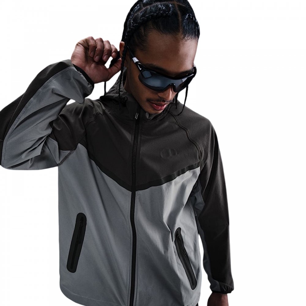 Cinza Jaqueta Esportiva Masculina Nike Jaqueta Nike Tech Masculina