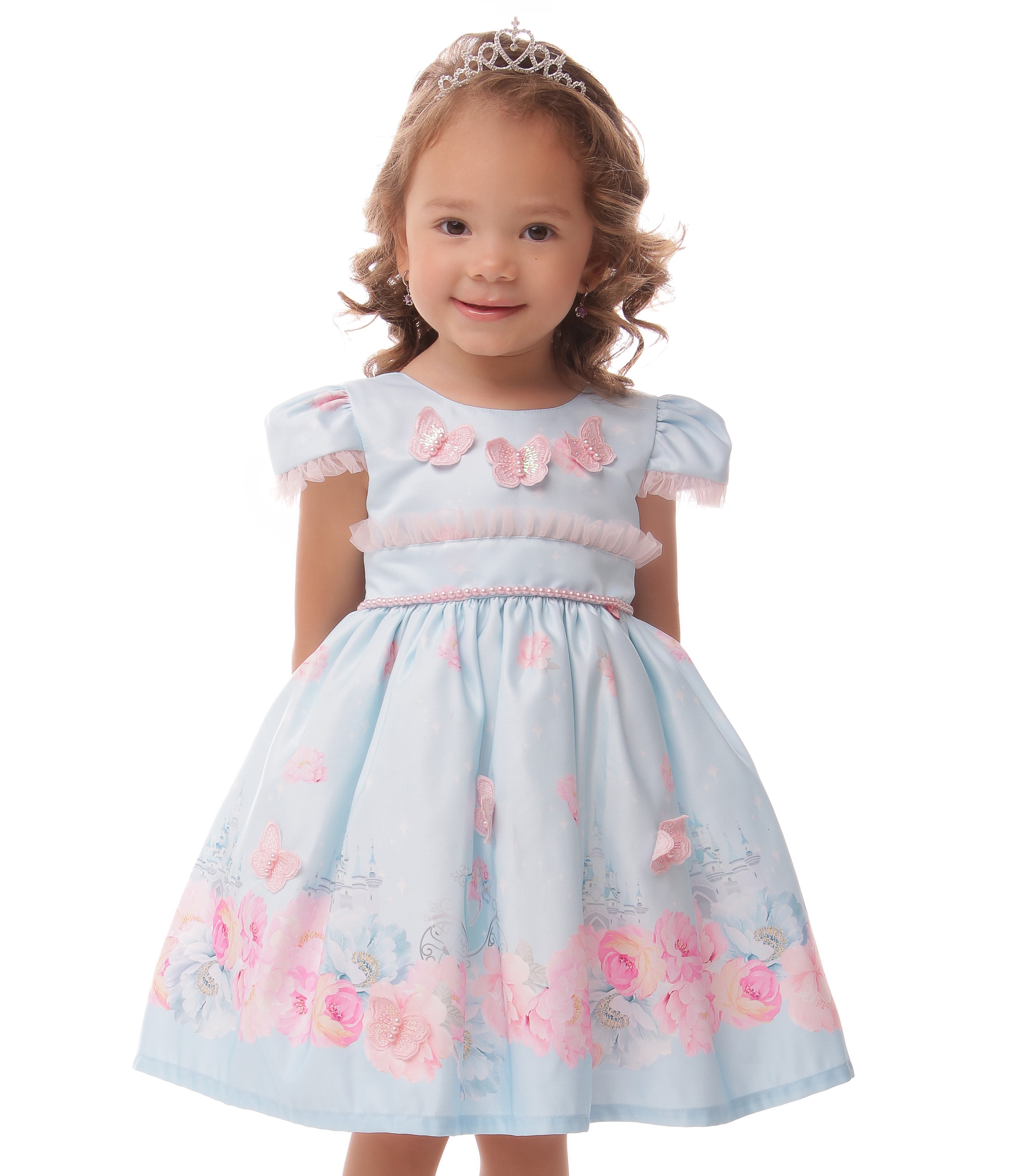 Imagem - VESTIDO CATTAI INFANTIL CINDERELA