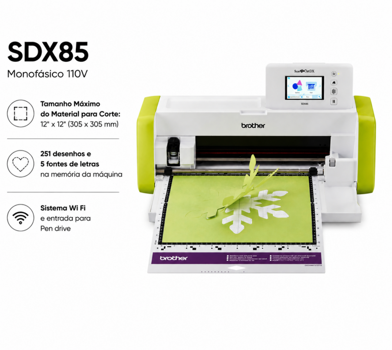 Máquina de corte - Scanner embutido Brother ScanNCut SDX85 110V